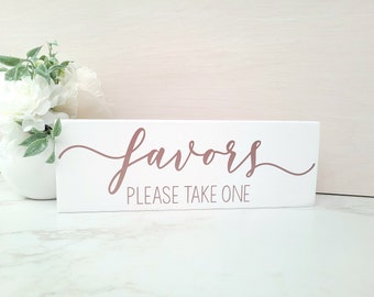 Favor Sign | Wedding Favor | Favors Please Take One | Rustic Wedding | Baby Shower Favors | Wedding Shower Favors | Event Sign