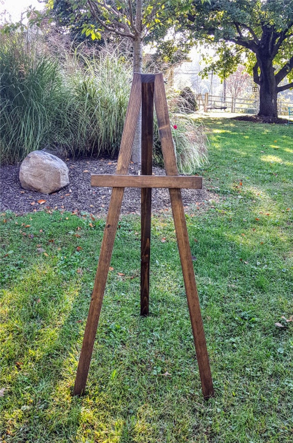 Wooden Floor Easel Wedding Sign Stand Wedding Easel Sign 