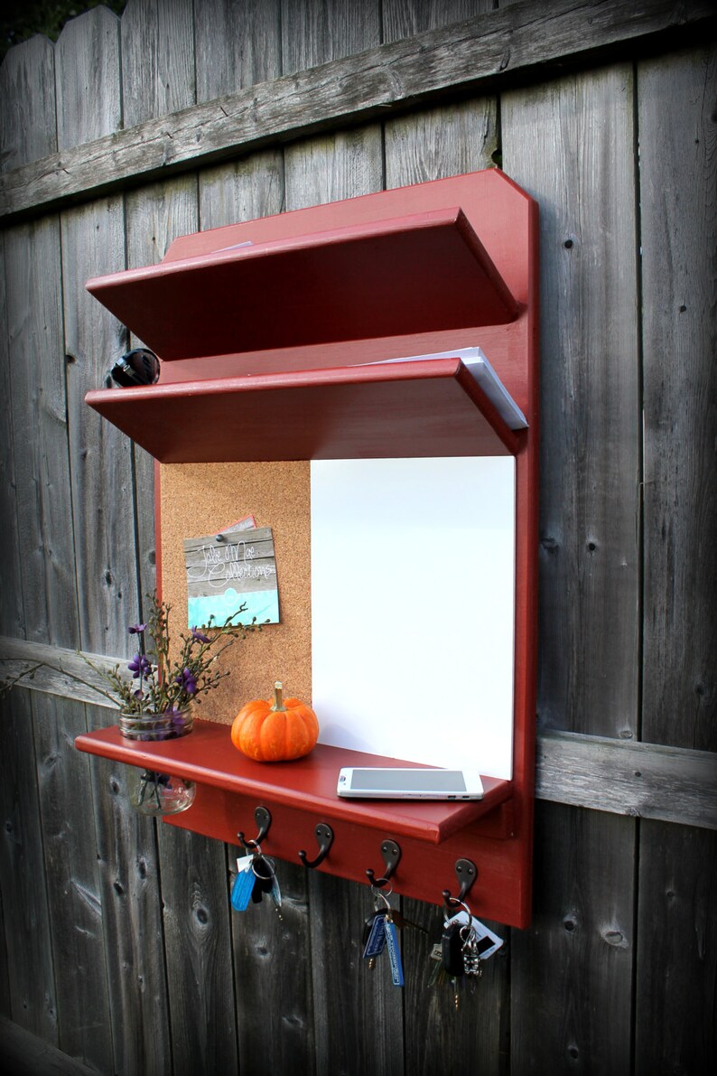 Family Command Center Dry Erase Cork Board Message Etsy