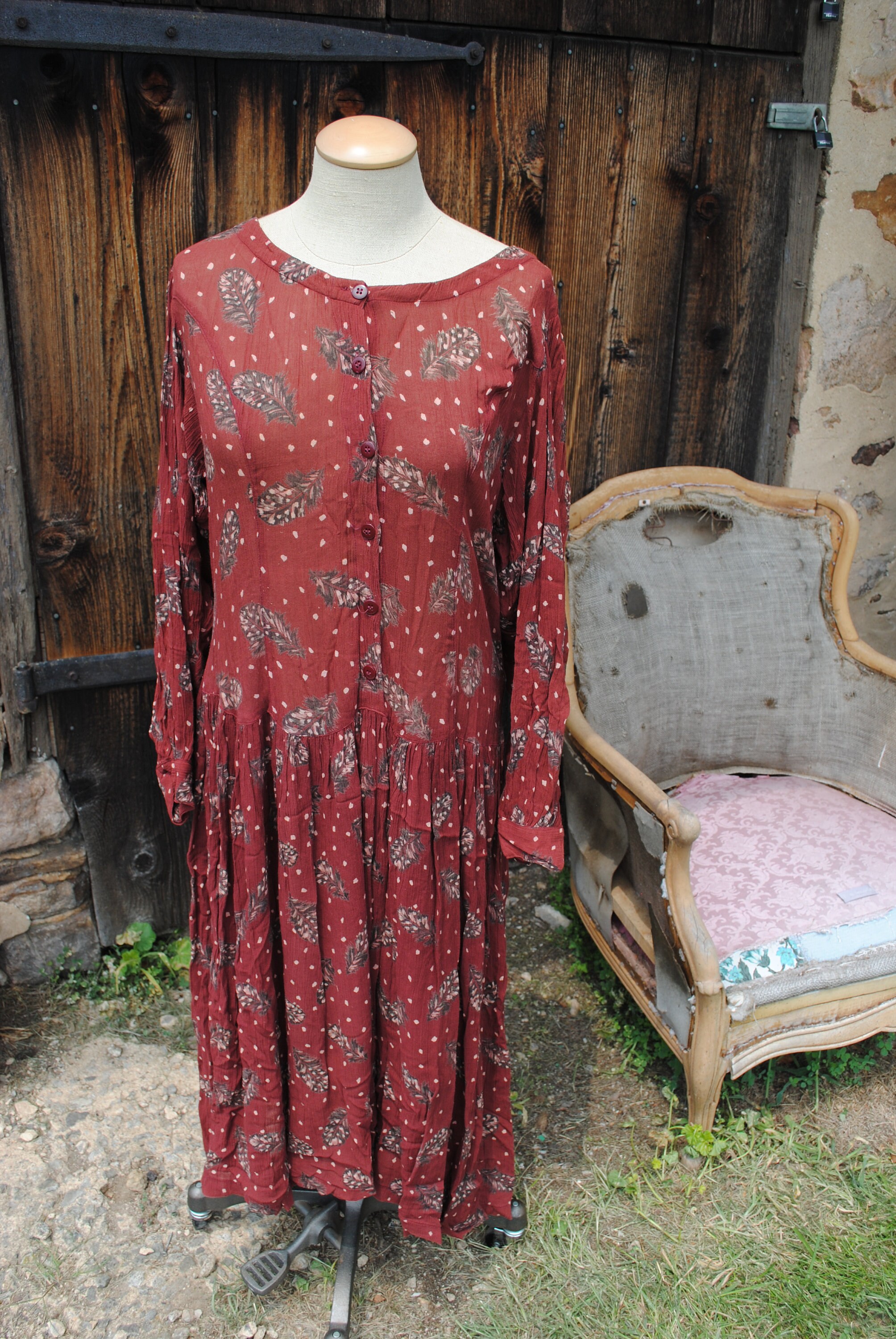 hippie peasant dress