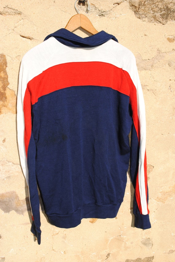 Vintage Athletic Tracksuit Bomber Sweatshirt - image 3