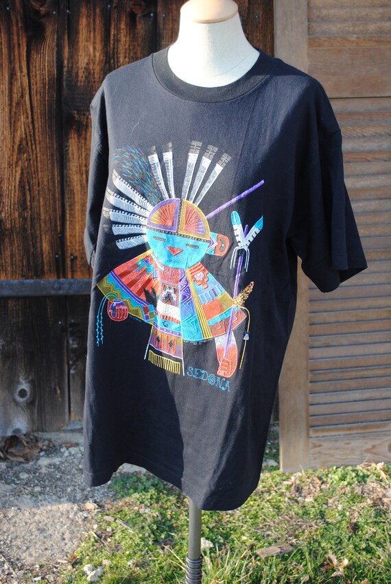 Vintage Native American kokopelli Sedona Tourist T