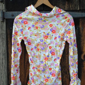 Flower Power 90er Jahre Stil Neuheit Print 70er Jahre Shirt Etsy