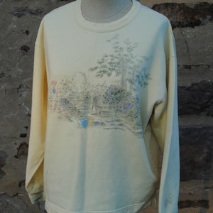 Vintage 90s Northern Reflections All-Over Garden Print Sweatshirt