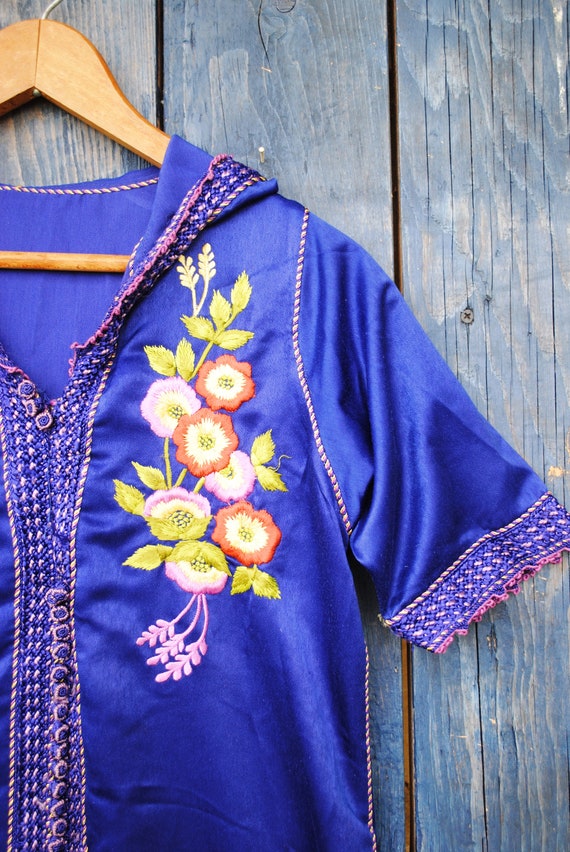 royal blue beach cover up