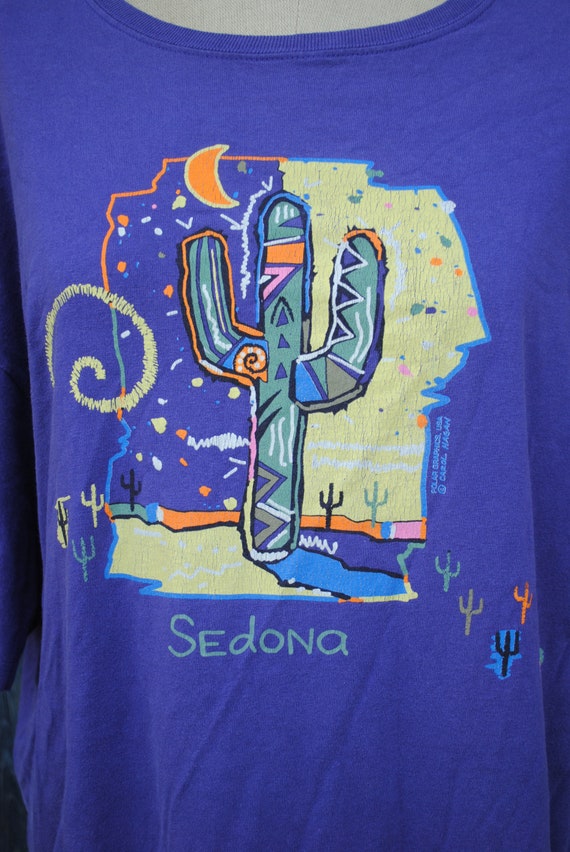 Casual Cactus Sedona Vintage Artist T-Shirt Dress | Etsy