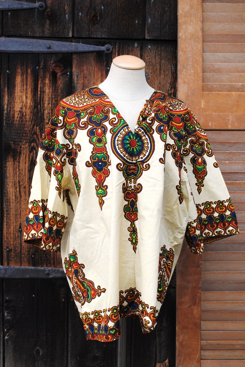 Dutch Wax African Batik Dashiki Style 60s Ethnic Heritage | Etsy