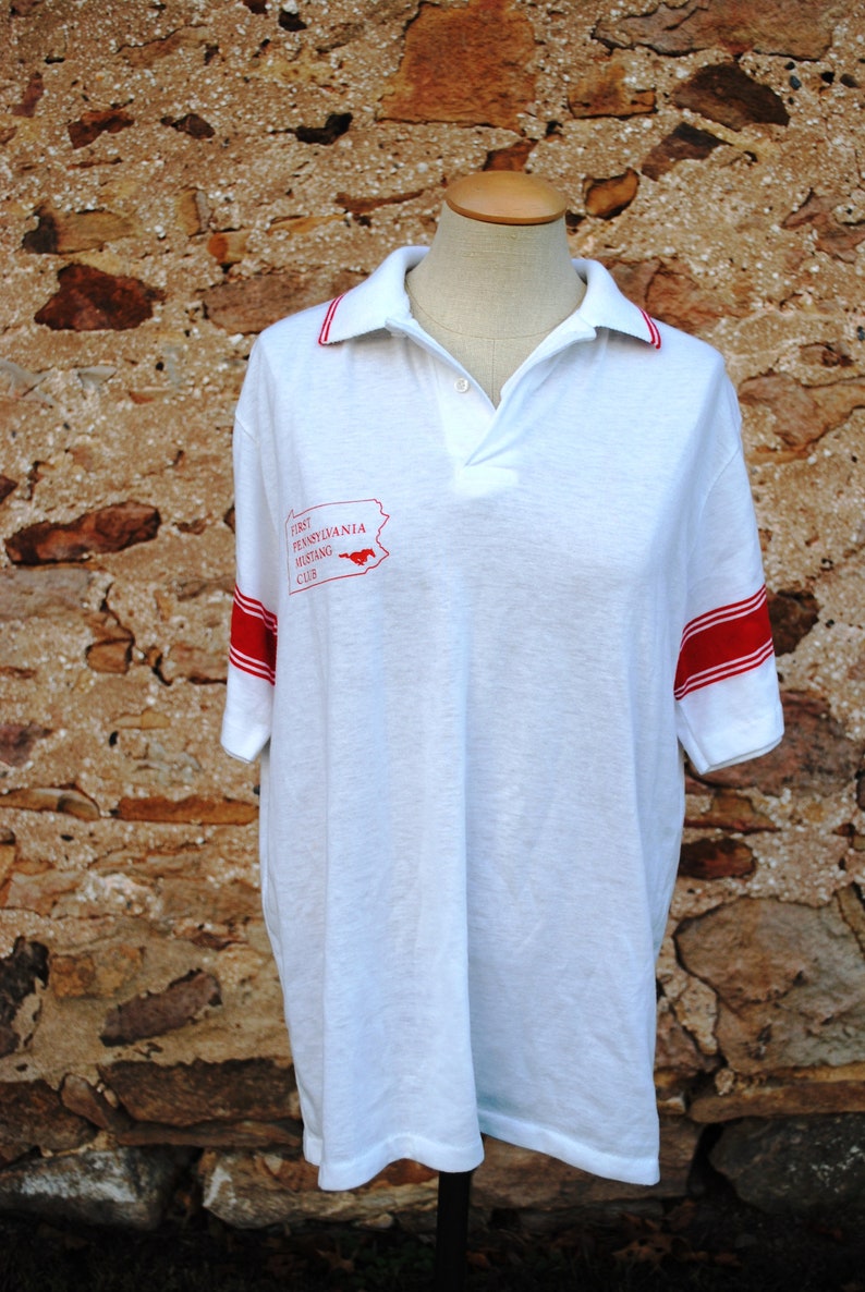 Vintage Mustang Club Pennsylvania Auto Sport Polo Shirt
