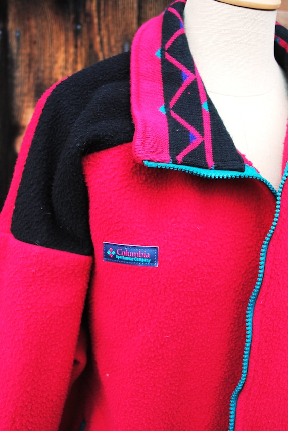 vintage columbia fleece