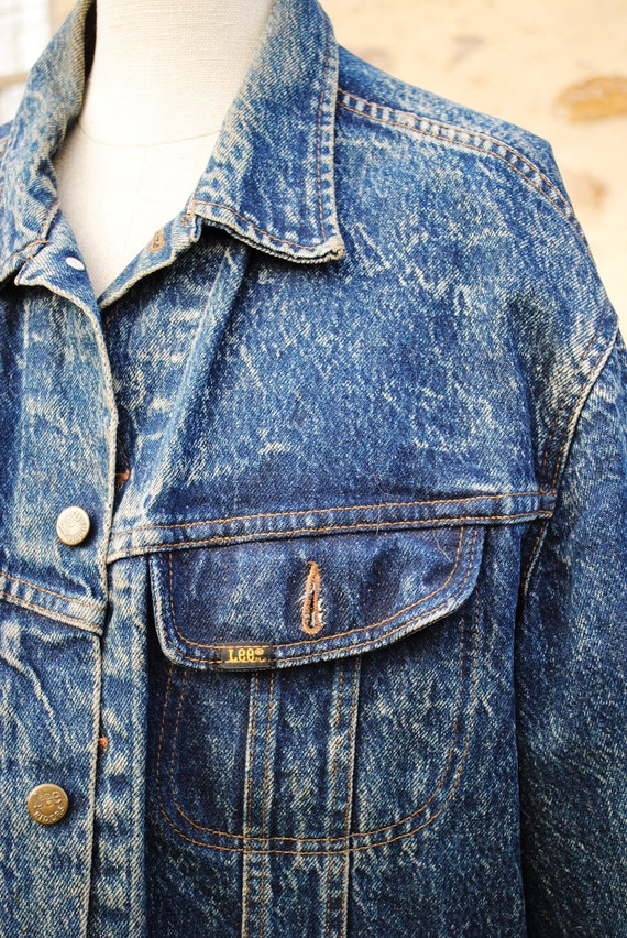 stone washed jean jacket