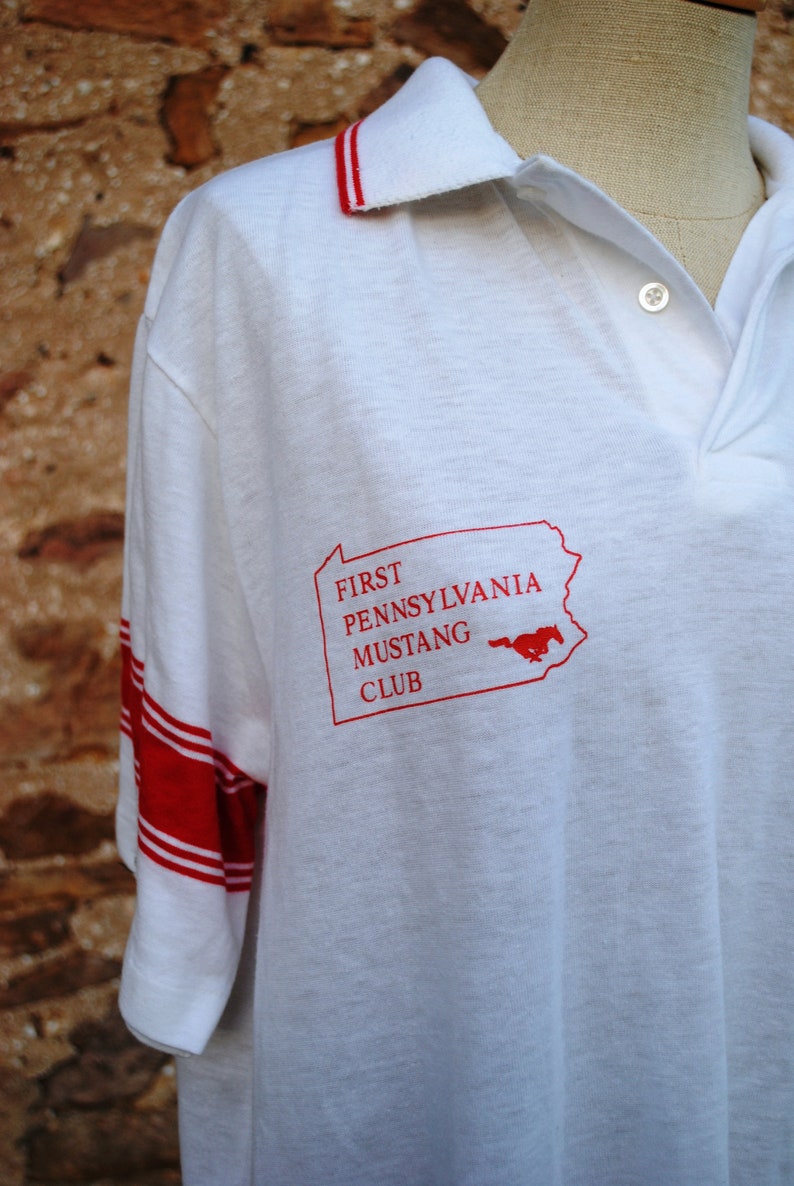 Vintage Mustang Club Pennsylvania Auto Sport Polo Shirt