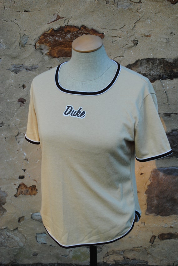 Vintage Duke Ringer Sports Tee College Tshirt