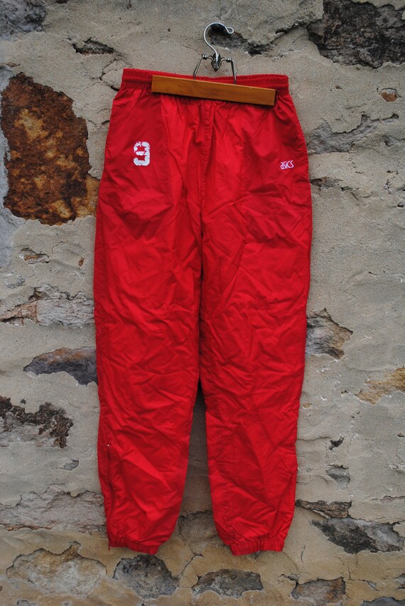 Vintage 80s Asics School Warm-Up Track Pants