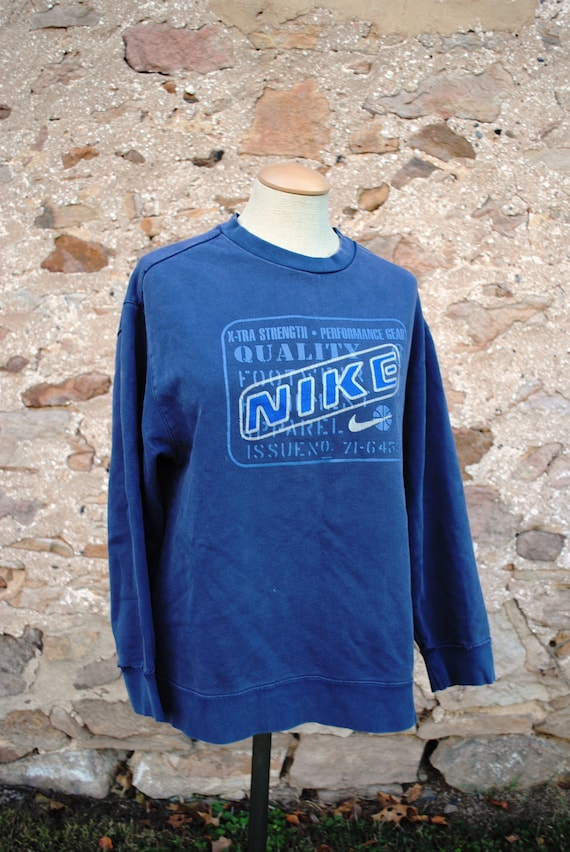 Vintage Nike Distressed Crewneck Athletic Sweat Sh