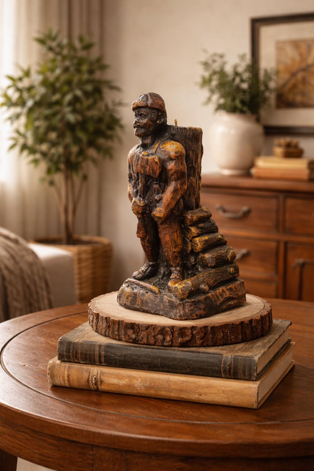 Lumberjack Statue - Etsy