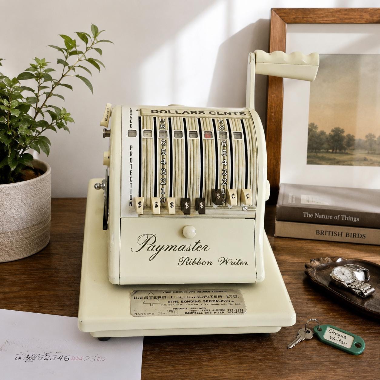 Antique check writer - Etsy 日本