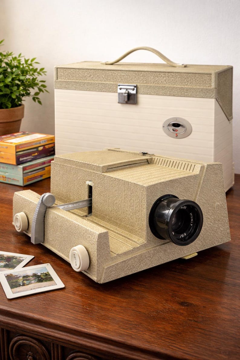Vintage Sawyer's 500S Slide Projector | Mid-century Decor W/ Case - Etsy
