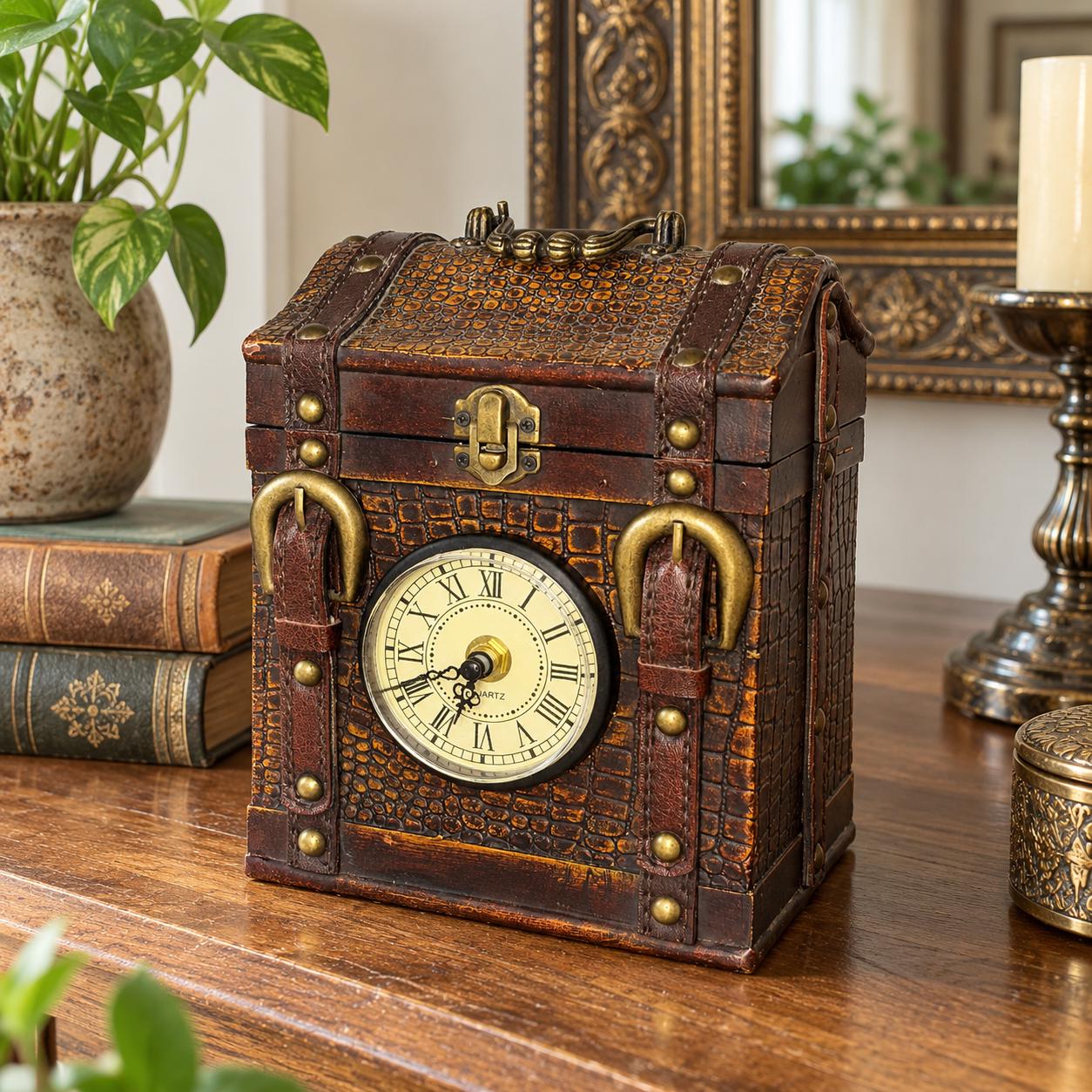 Vintage Clock Box - Etsy