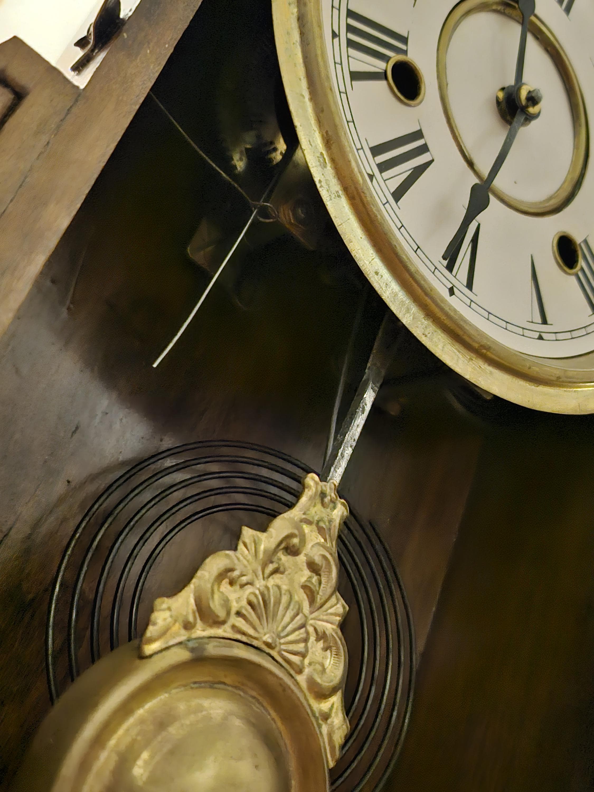 Antique Victorian Eastlake Mantel Clock, Ornate Gingerbread