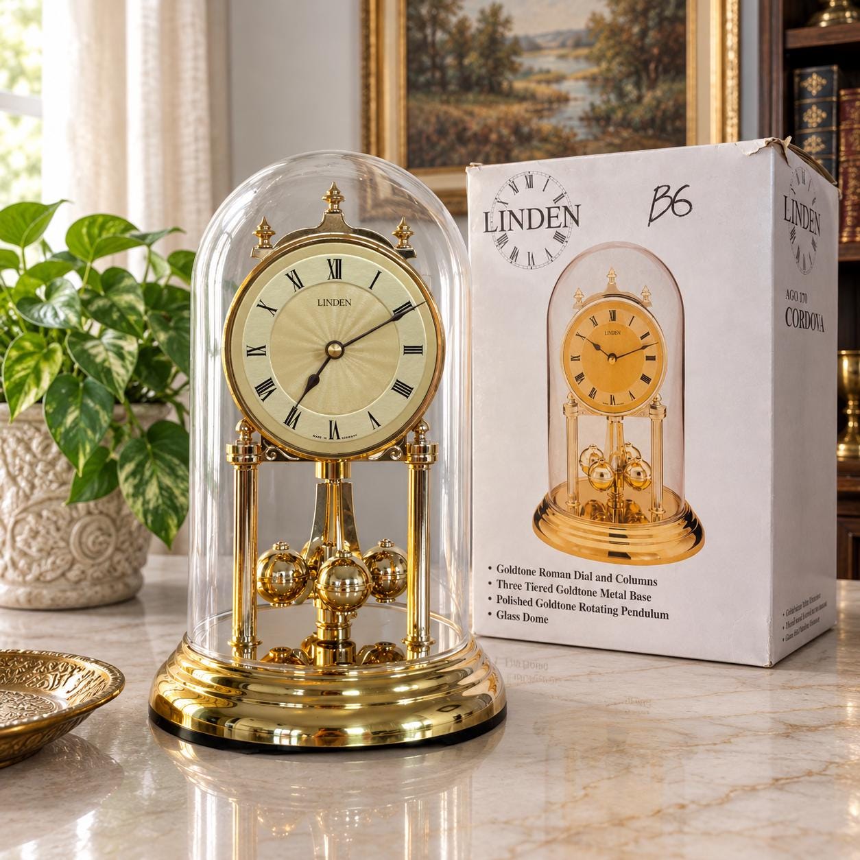 Vintage Linden Clock - Etsy