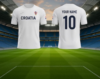 Camiseta de fútbol de Croacia personalizada – Nombre y número personalizados