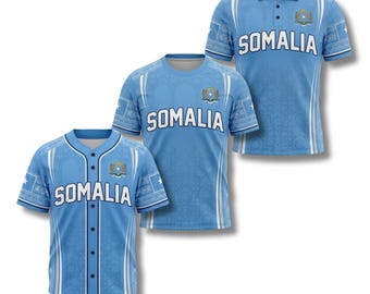 Somalia Shirt, Baseball Jersey, T Shirt & Polo, Country Pride Gift