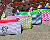 SALE MONOGRAMMED Diaper Caddy - Great for new moms - baby shower - mom to be - christmas
