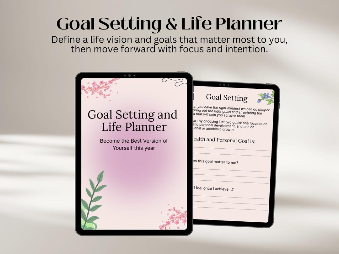 Goal Setting & Life Planner – Digital Self-growth Journal for ...