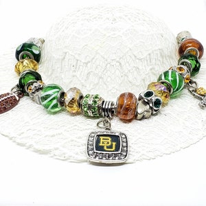 Baylor Bears European Style Football Bracelet REDUCED PRICE image 3