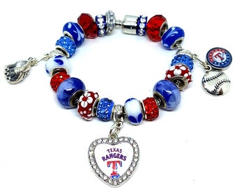 Texas Rangers European Bracelet