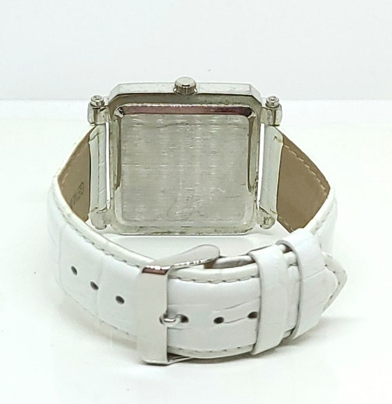 Ladies Vintage White Leather Pagani Watch - image 7