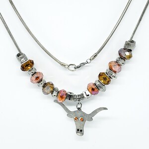 Texas Longhorn Necklace image 2