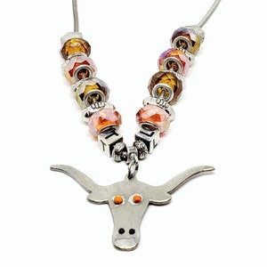 Texas Longhorn Necklace image 1