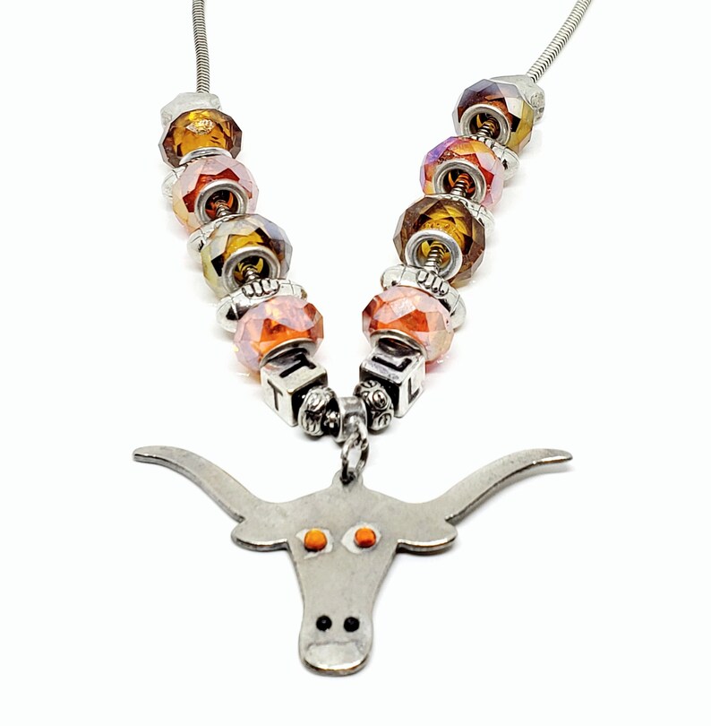 Texas Longhorn Necklace image 1