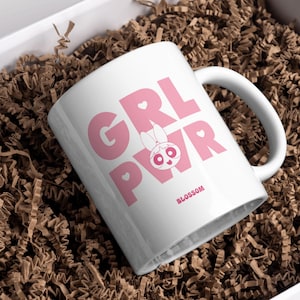 Powerpuff Girls 11oz 15oz Coffee Mug, Tea Coffee Cup Mugs, Powerpuff Girls Mug Blossom Bubbles Buttercup, Cute Cartoon Mug Gift for Girls