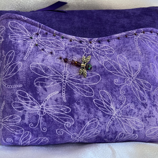 Dragonfly Purple Small Shoulder Bag