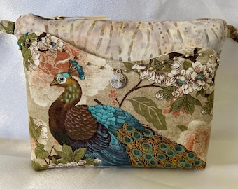 Bolso de hombro pequeño Peacocks