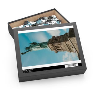 Statue of Liberty Puzzle 120, 252, 500-Piece Jigsaw, Perfect Gift for History Lovers, Family Activity,