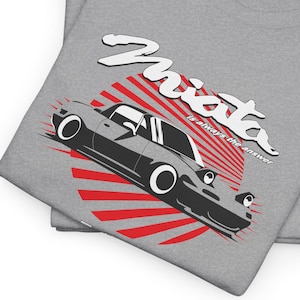 Miata NA Roadster T-shirt: Retro 90-tals JDM-bilentusiast-t-shirt