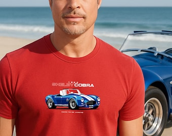 Cobra Classic Car Shirt: Vintage American Muscle Sports Car Tee