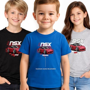 Kinder Jungen Mädchen Kleinkind und Jugend NSX JDM Auto Shirt