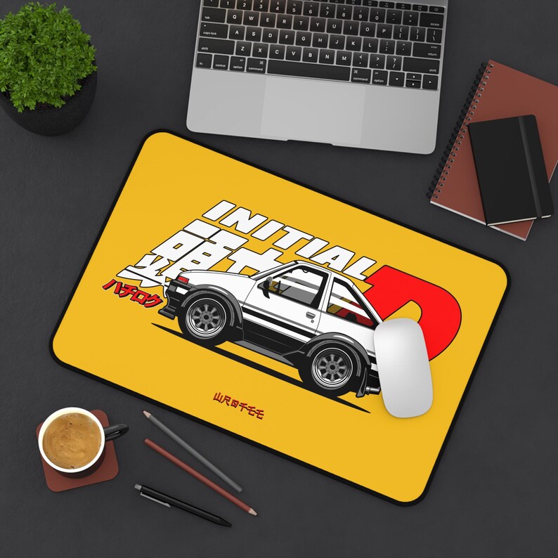 Retro JDM car mouse pad for gamers and car guys