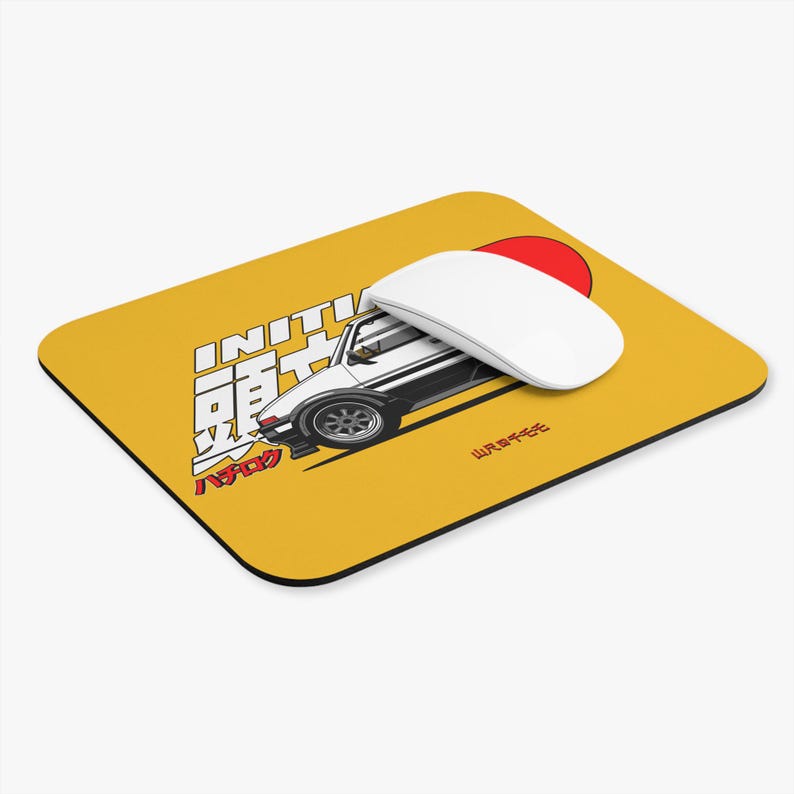 AE86 hatchback mouse pad for petrolheads and otakus