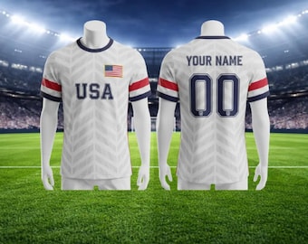 アメリカ代表ワールドカップサッカーユニフォーム、カスタムネーム