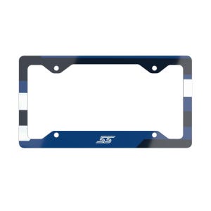 FERRARI STYLE LICENSE PLATE YELLOW LETTERS CARBON FIBER ILLUSION, MAde In USA - Foto 10