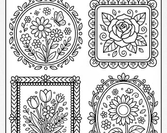 Libro para colorear con diseños cotidianos para adultos y adolescentes / Páginas para colorear con diseños bonitos para el día a día / Libro para colorear sencillo, divertido y relajante