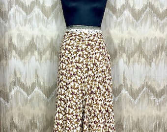 Bohemian Silk Wrap Maxi Skirt | Reversible Beach Dress | One Size Fits All | Boho