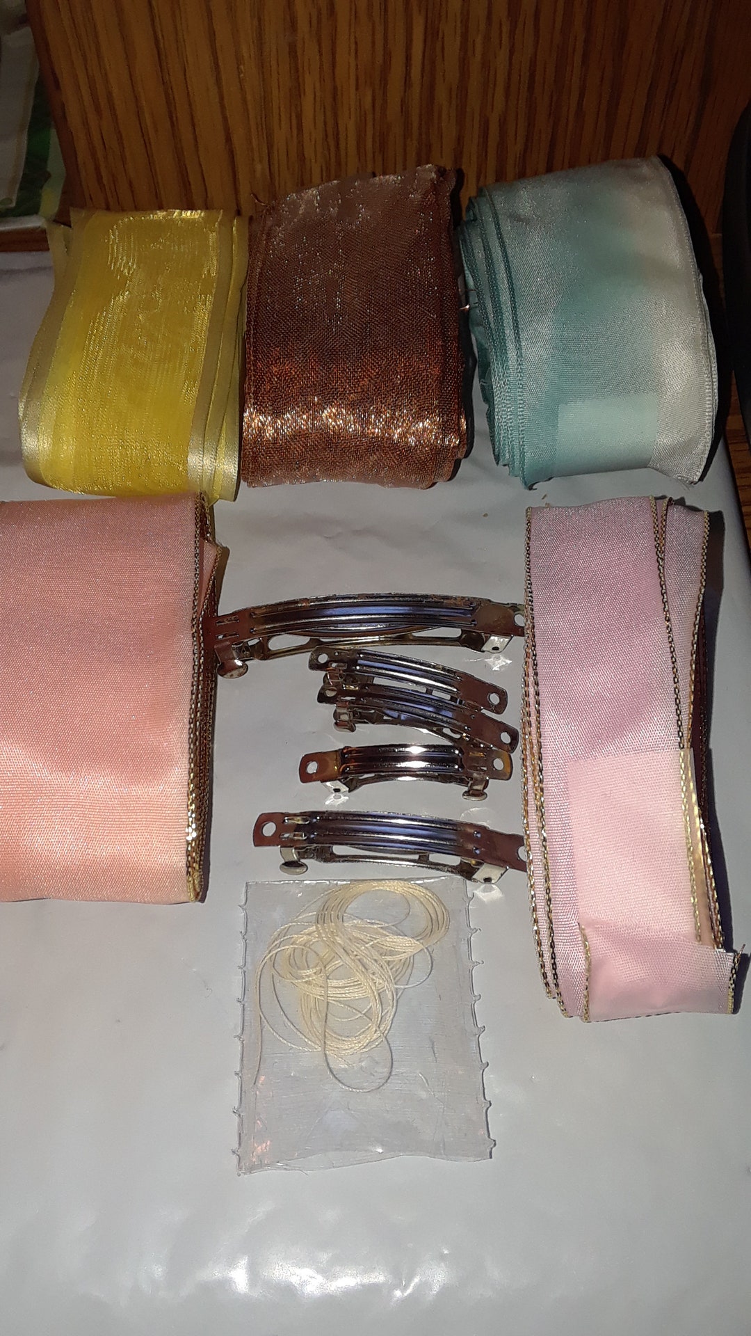 Bow and Barrette Creation Kit, Make Your Own Homemade Bows or Barrettes ...