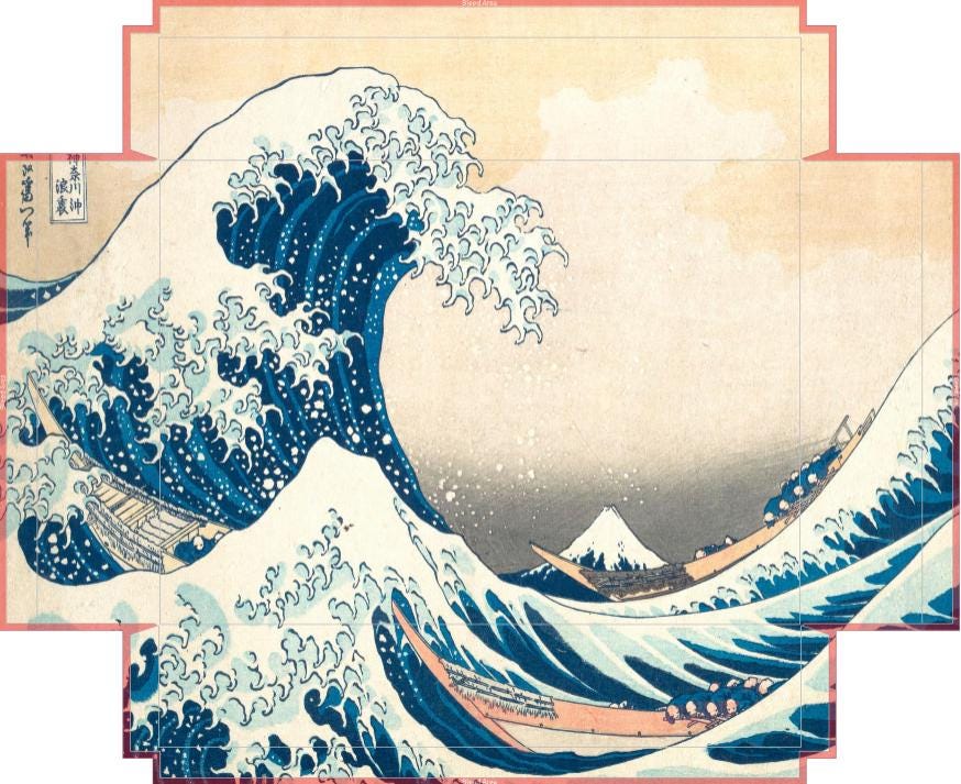 1. 葛飾北斎 HQパズル 神奈川沖浪裏 1000ピースジグソーパズル 富嶽三