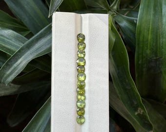 Péridot naturel Pierre de naissance d'août, pierre de naissance, cristal vert, péridot poli pour la fabrication de bijoux